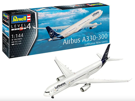 Modelo a escala 1/144 para armar: Airbus A330-300 - Lufthansa "New Livery"