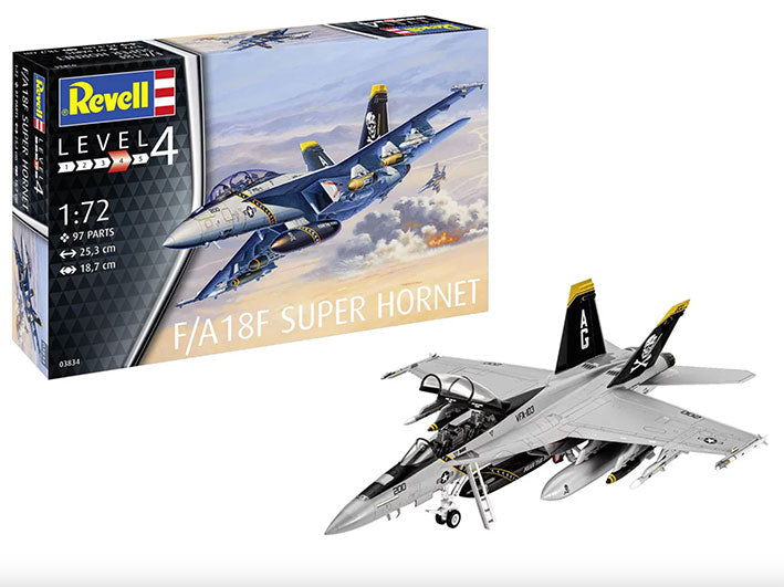 Modelo a escala 1/72 para armar: F-A-18F Super Hornet