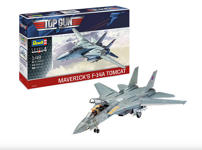 Modelo a escala 1/48 para armar: F-14A Tomcat "Top Gun" de Maverick