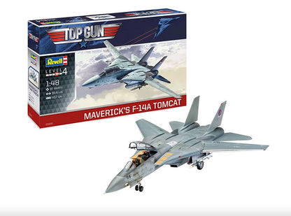 Modelo a escala 1/48 para armar: F-14A Tomcat "Top Gun" de Maverick
