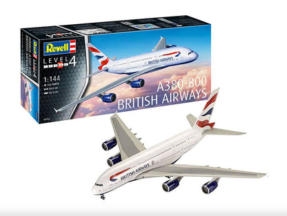 Modelo a escala 1/144 para armar: Airbus A380-800 "British Airways"