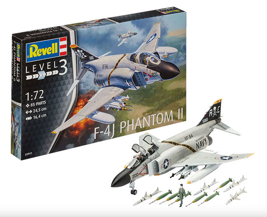 Modelo a escala 1/72 para armar: F-4J Phantom II