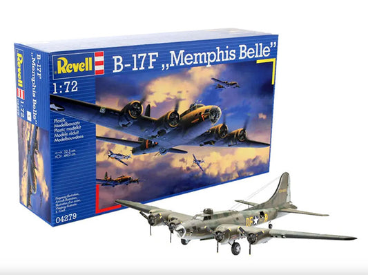 Modelo a escala 1/72 para armar: Boeing B-17F "Memphis Belle"