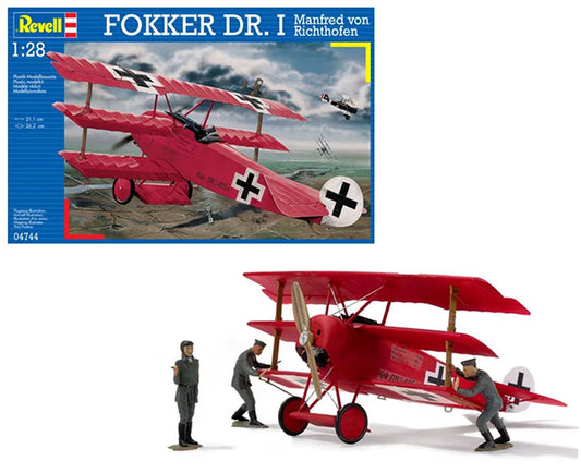 Modelo a escala 1/28 para armar: Fokker Dr.1 "Manfred von Richthofen"