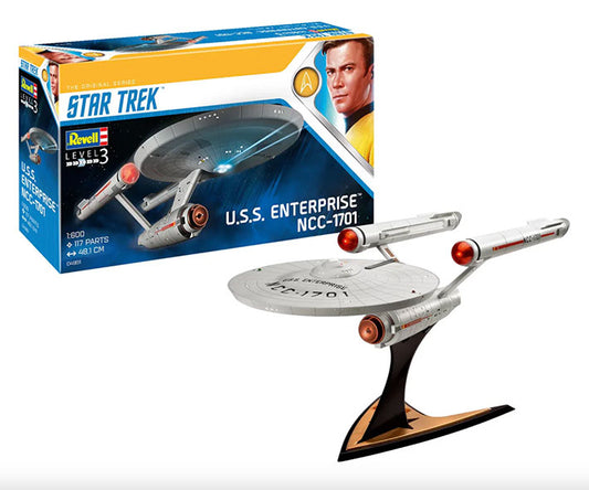 Modelo a escala 1/600 para armar: U.S.S. Enterprise NCC-1701