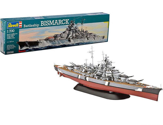 Modelo a escala 1/700 para armar: Acorazado Bismarck