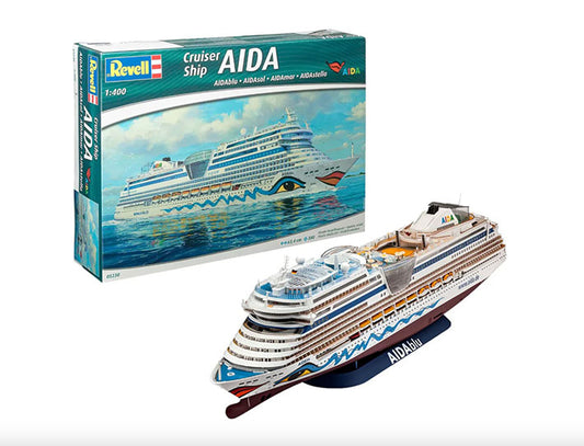 Modelo a escala 1/400 para armar: Crucero AIDA (AIDAblu, sol, mar o stella)
