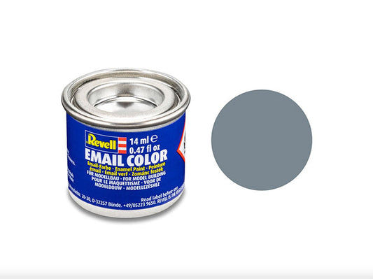 Pintura Esmalte - Revell #57 (Flat Grey) - Gris Mate 14ml