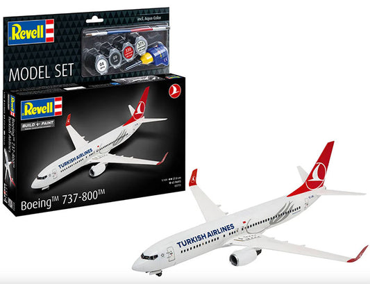 Modelo a escala 1/144 para armar: Boeing 737-800 "Turkish Airlines" Moodel Set