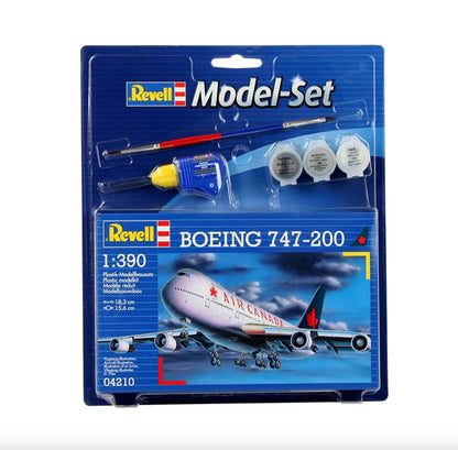 Modelo a escala 1/390 para armar: Boeing 747-200 "Air Canadá" Model Set