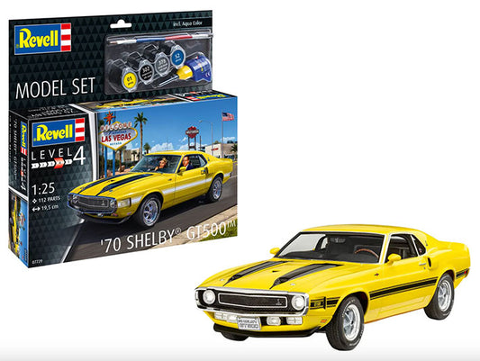 Modelo a escala 1/25 para armar: '70 Shelby Mustang GT 500 Model Set