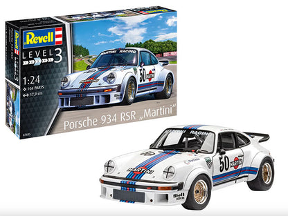 Modelo a escala 1/24 para armar: Porsche 934 RSR "Martini"