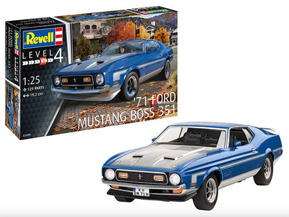 Modelo a escala 1/25 para armar: '71 Ford Mustang Boss 351