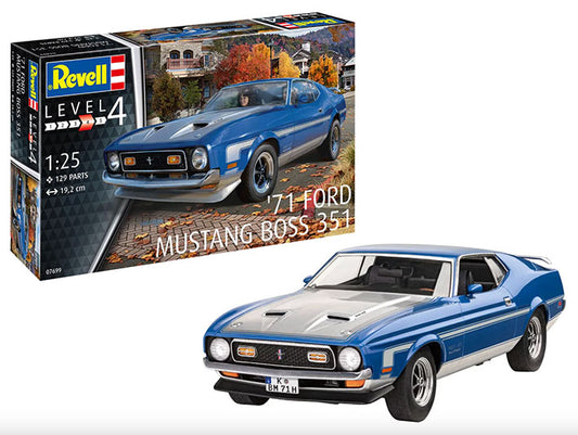 Modelo a escala 1/25 para armar: '71 Ford Mustang Boss 351
