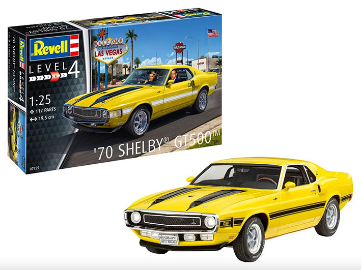 Modelo a escala 1/25 para armar: '70 Shelby Mustang GT 500