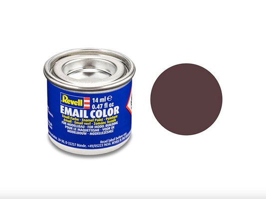 Pintura Esmalte - Revell #84 (Flat Leather Brown) - Cuero Marrón Mate 14ml