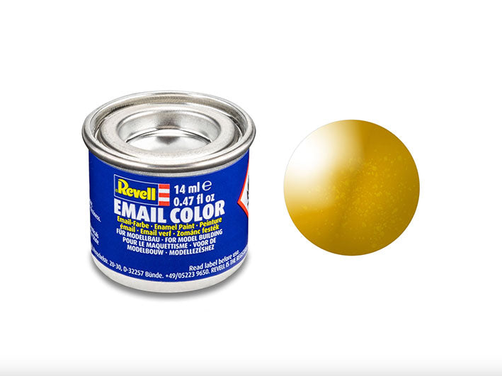 Pintura Esmalte - Revell #92 (Metallic Brass) - Latón Metálica 14ml