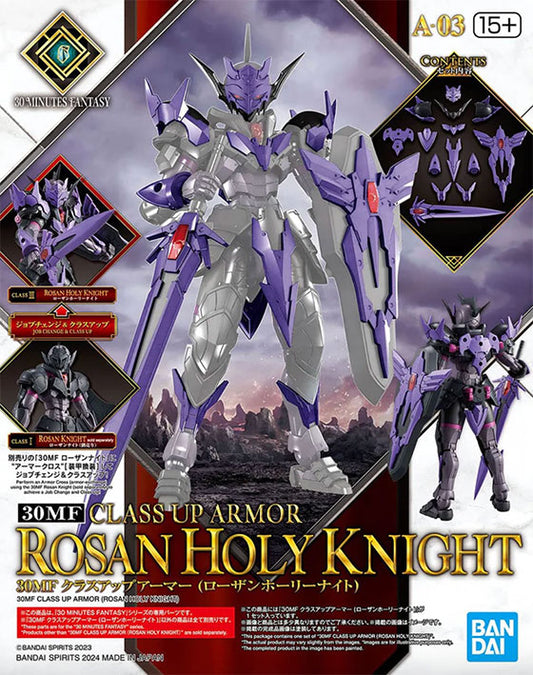 Bandai - 30 Minutes Fantasy - Set de Accesorios: Class Up Armor Rosan Holy Knight