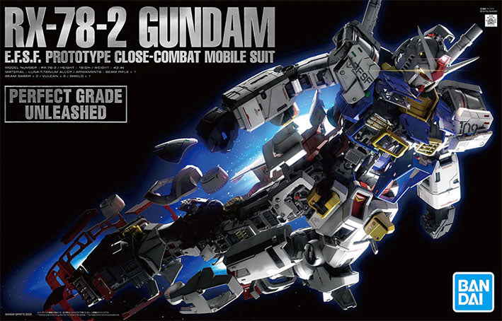 Bandai - Gundam Model Kit - RX-78-2 Gundam PG Unleashed 1/60