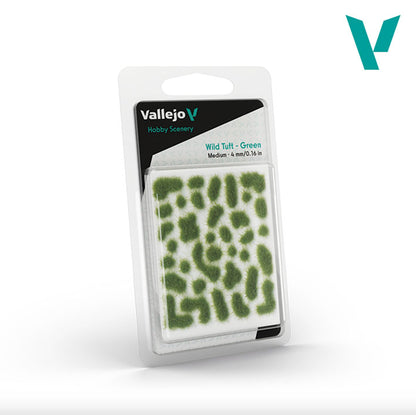 Wild Tuft (Arbusto Salvaje) - Vallejo Hobby Scenery SC406 Green - Verde