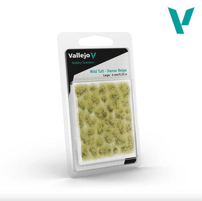 Wild Tuft (Arbusto Salvaje) - Vallejo Hobby Scenery SC412 Dense Beige - Beige Denso
