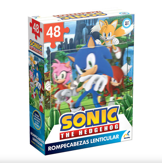 ROMPECABEZAS 3D 48 PIEZAS NOVELTY: SONIC