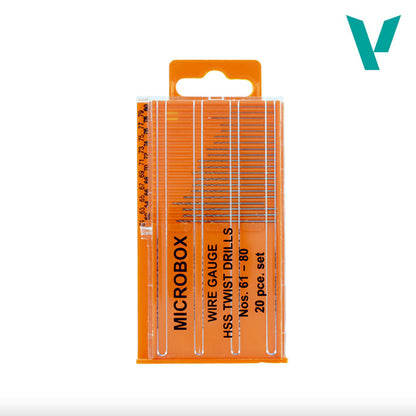 Vallejo - Set de 20 brocas, núm. 61-80