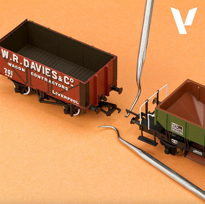 Vallejo - Set de 3 Curetas de Acero Inoxidable