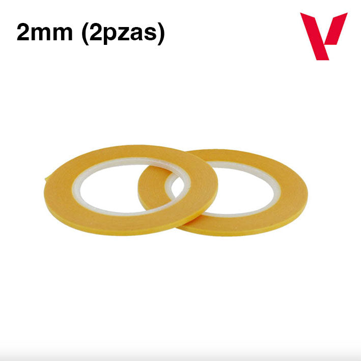 Vallejo Masking Tape - Cinta Adhesiva para Enmascarar - Ancho de 1mm a 3mm