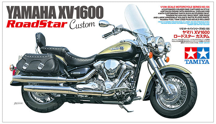 Modelo a escala 1/12 para armar: YAMAHA XV1600 RoadStar Custom