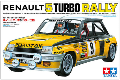 Modelo a escala 1/24 para armar: Auto Renault 5 Turbo Rally