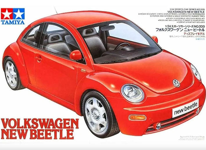 Modelo a escala 1/24 para armar: VOLKSWAGEN NEW BEETLE