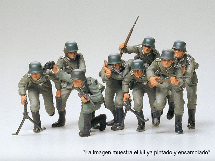 Modelo a escala 1/35 para armar: Militar - German WWII Assault Troops (Tropas de Asalto Alemanas WWII)