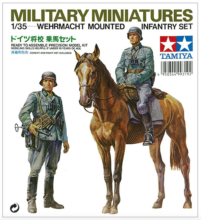 Modelo a escala 1/35 para armar: Militar - WEHRMACHT MOUNTED INFANTRY SET