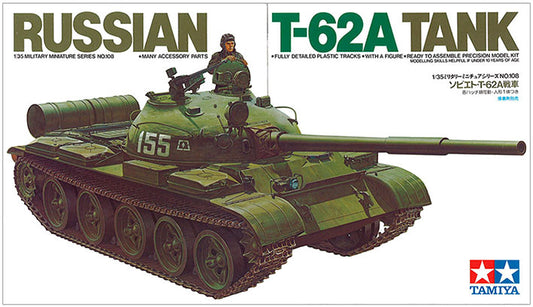 Modelo a escala 1/35 para armar: RUSSIAN T-62A TANK (Tanque Ruso)