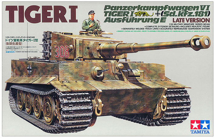 Modelo a escala 1/35 para armar: GERMAN TIGER I LATE VERSION