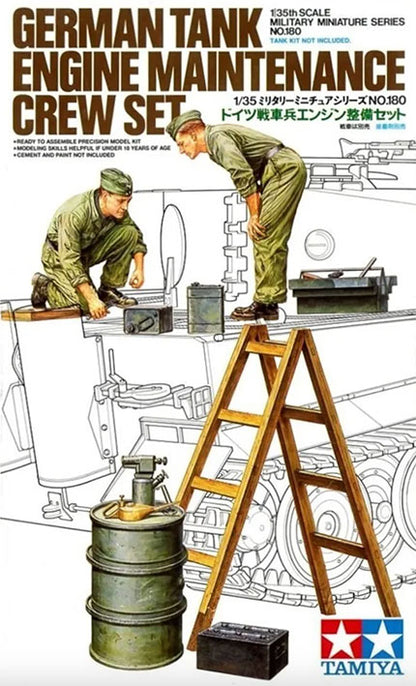 Modelo a escala 1/35 para armar: Militar - GERMAN TANK ENGINE MAINTENANCE CREW SET