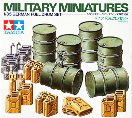 Modelo a escala 1/35 para armar: Militar - GERMAN FUEL DRUM SET