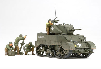 Modelo a escala 1/35 para armar: U.S. LIGHT TANK M5A1 "PURSUIT OPERATION" SET (w/4 FIGURES)