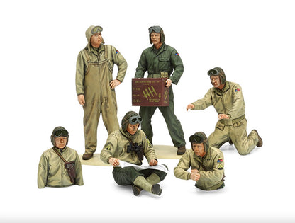 Modelo a escala 1/35 para armar: Militar - U.S. TANK CREW SET (EUROPEAN THEATER)