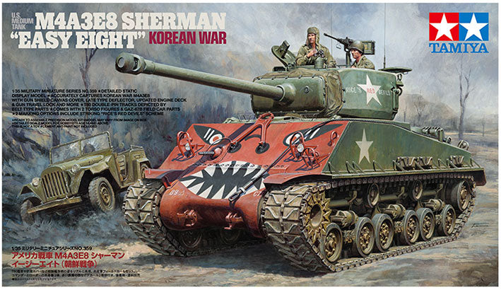 Modelo a escala 1/35 para armar: U.S. MEDIUM TANK M4A3E8 SHERMAN "EASY EIGHT" KOREAN WAR