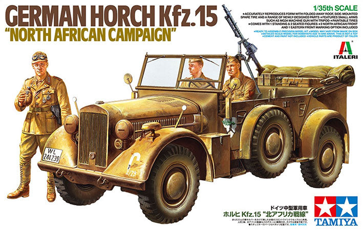 Modelo a escala 1/35 para armar: German Horch Kfz.15 "North African Campaign
