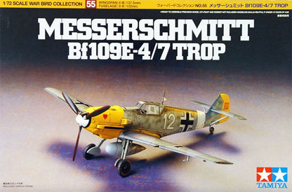 Modelo a escala 1/72 para armar: MESSERSCHMITT BF109E-4/7 TROP