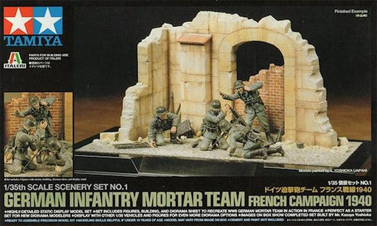 Modelo a escala 1/35 para armar: Militar - Scene Set#4 - German Infantry (Italian Campaign 1943)