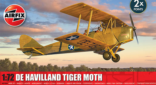 Modelo a escala 1/72 para armar: De Havilland Tiger Moth