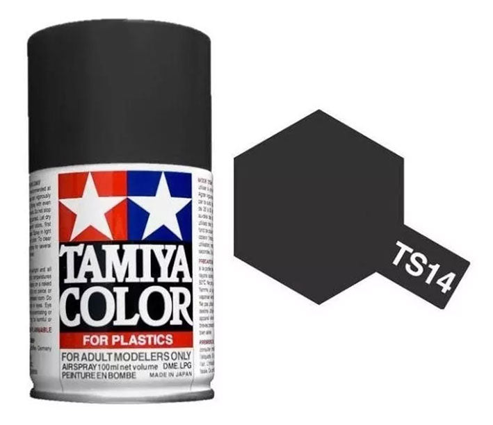 Pintura Aerosol Laca - Tamiya TS14 (Black) - Negro 100ml