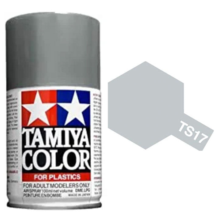 Pintura Aerosol Laca - Tamiya TS17 (Gloss Aluminium) - Aluminio Brillante 100ml