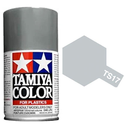 Pintura Aerosol Laca - Tamiya TS17 (Gloss Aluminium) - Aluminio Brillante 100ml