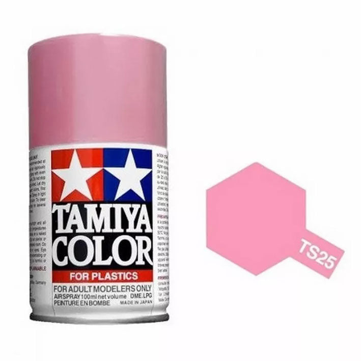 Pintura Aerosol Laca - Tamiya TS25 (Pink) - Rosa 100ml