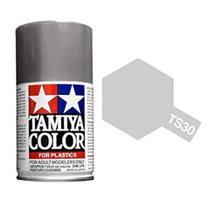 Pintura Aerosol Laca - Tamiya TS30 (Silver Leaf) - Hoja de Plata 100ml